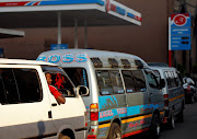 Motorists queue to buy petrol in Harare, Zimbabwe, on November 22 2018. 