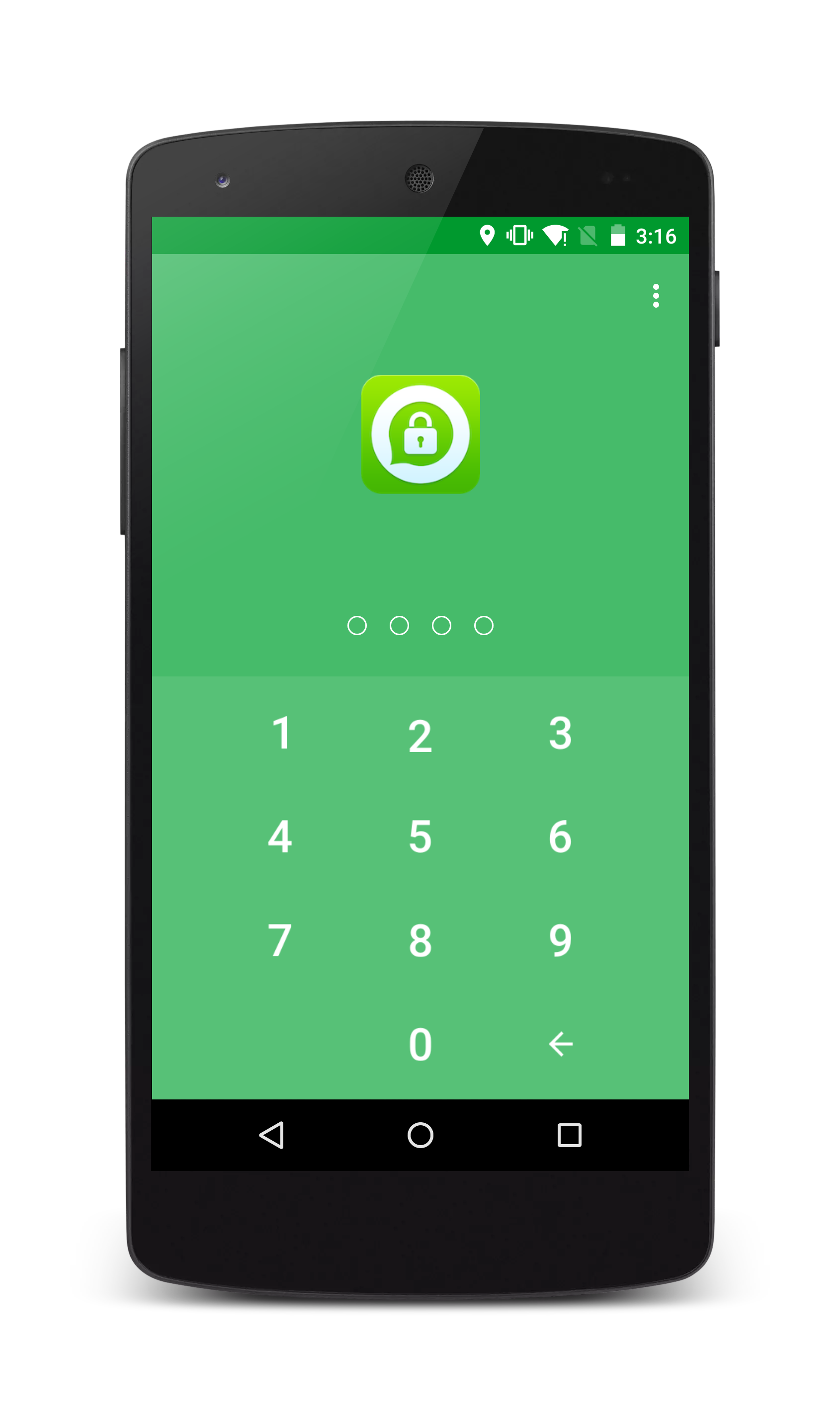 Android application Lock for Whats Messenger screenshort