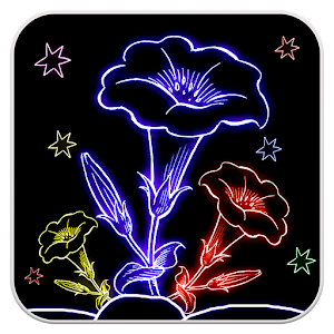 Download Draw Glow Flowers For PC Windows and Mac