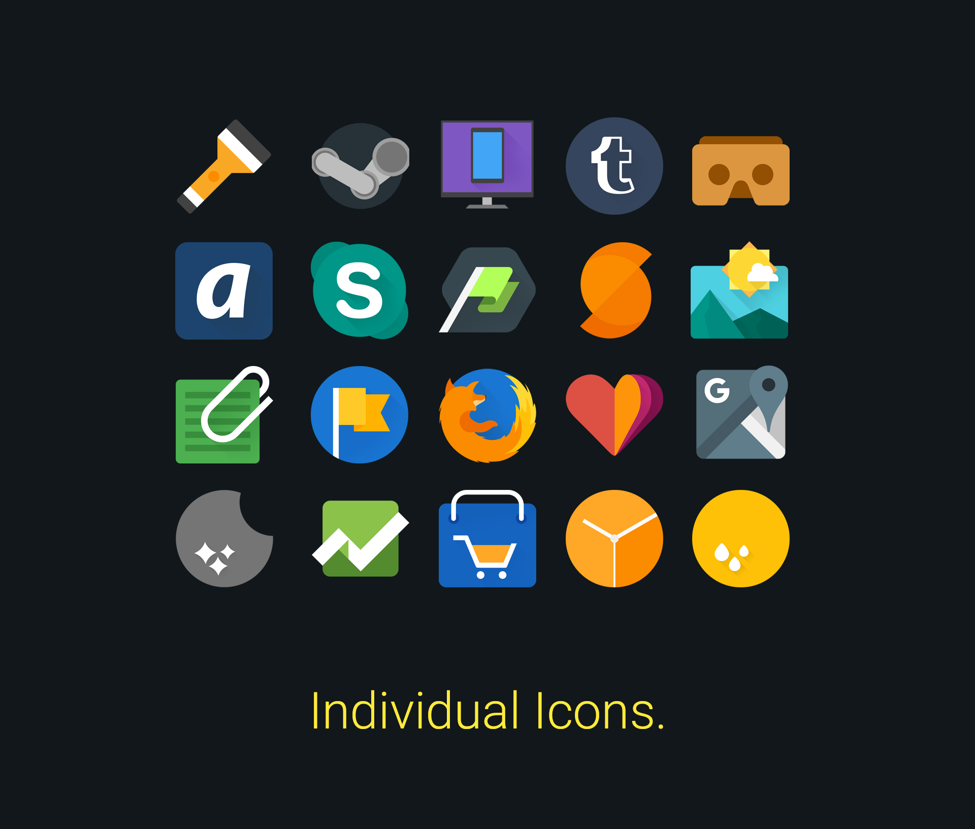 Android application Glim - Icon Pack screenshort