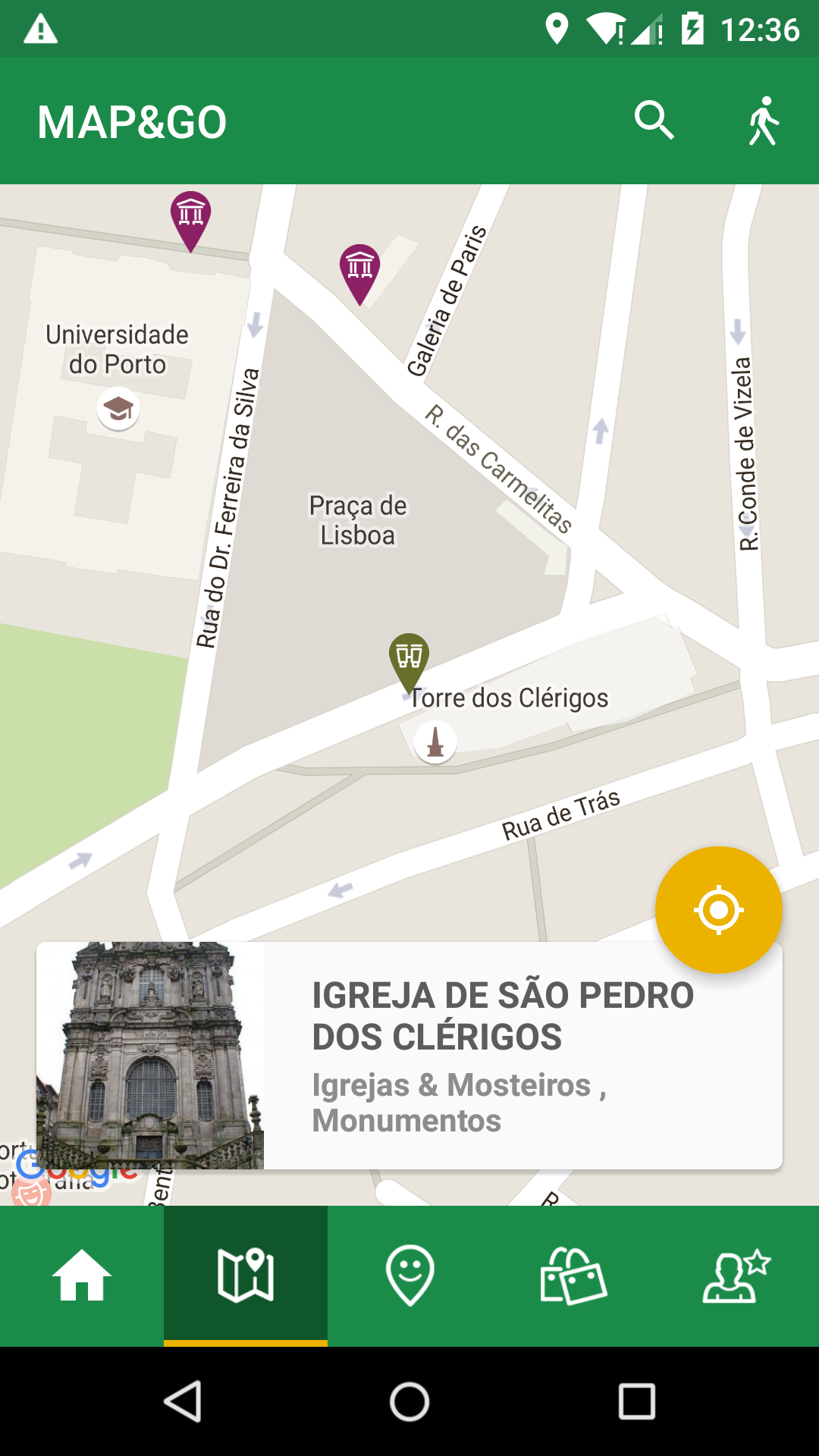 Android application EL Guide Oporto screenshort