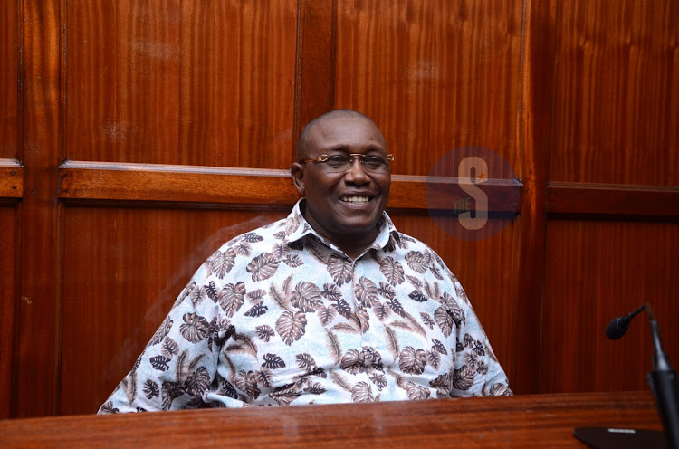 Televangelist and Ekeza Sacco founder David Kariuki Ngare, alias Gakuyo arraigned at Milimani Law Courts on February 22, 2024