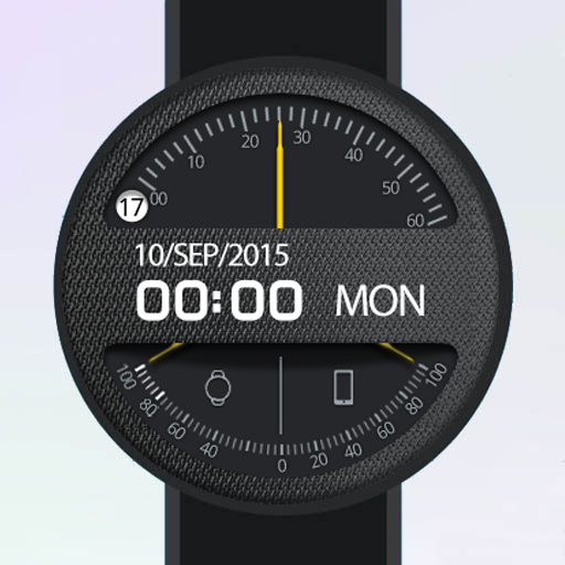 Android application Crystal Watch Face screenshort