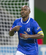 Collins Mbesuma of Black Aces during the Absa Premiership match between Black Aces and Polokwane City at Mbombela Stadium on January 09, 2016 in Nelspruit. Picture credits: Gallo Images