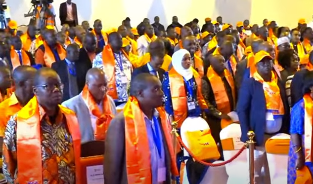 ODM Members during the National Governing Council on Thursday 18, 2024.