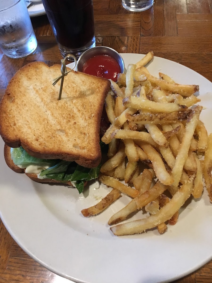 BLT with fries