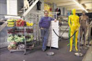 Warren Katz of Equipment Displays in the Johannesburg city centre. PIC: LEBOHANG MASHILOANE. 27/07/2009. © The Times.