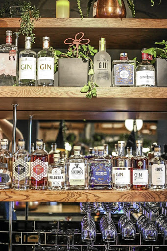 There are almost 40 gins on offer at The Secret Gin Bar