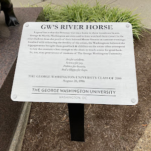 GW’s River Horse Legend has it that the atomic was once home to these wondrous beasts. George and Martha Washington are even said to have watched them cavort in the river shallows from the porch of ...