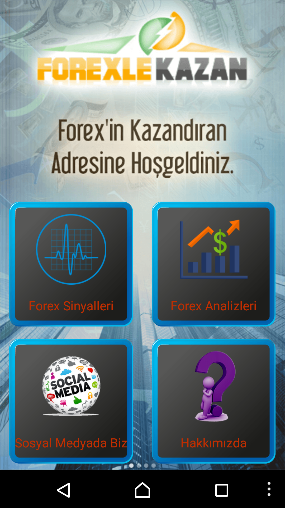 Android application Forexle Kazan Forex Sinyalleri screenshort