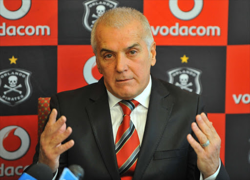 New coach Julio Cesar Leal during the Orlando Pirates press conference on June 22, 2011 in Johannesburg, South Africa