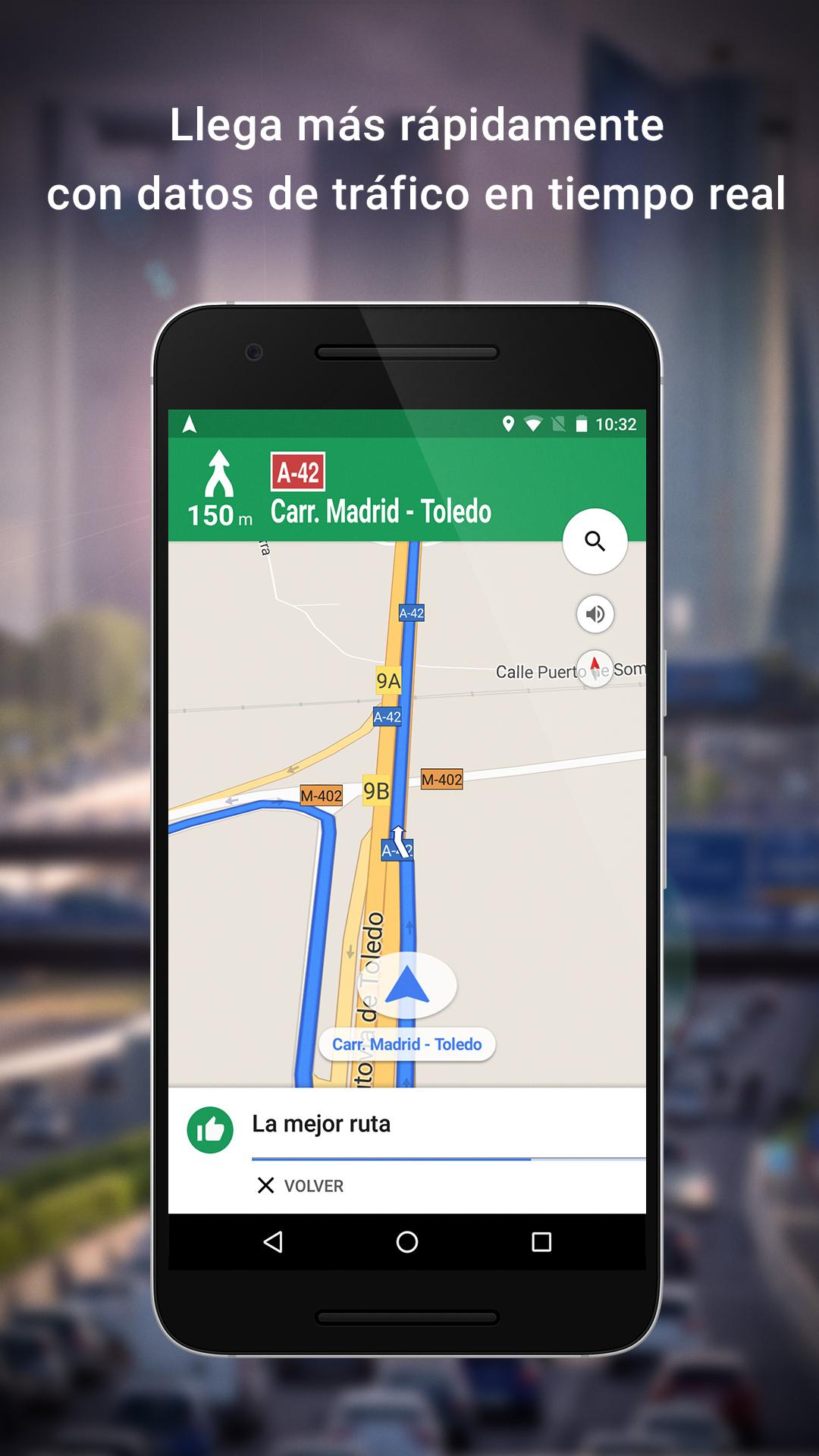 Android application Google Maps screenshort