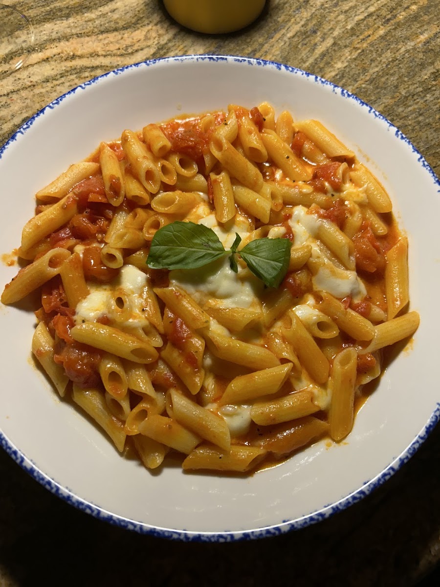Penne Caprese With GF Noodles