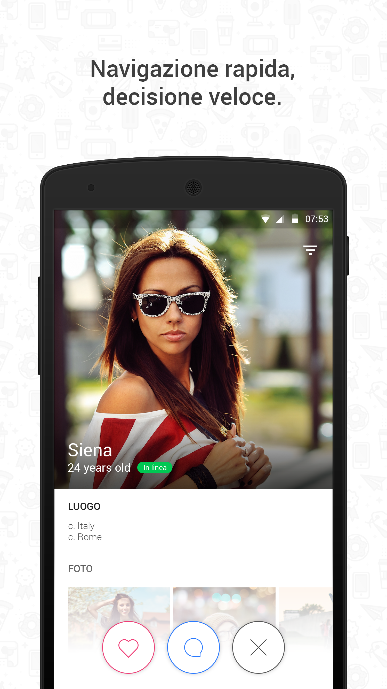 Android application Hitwe – meet people and chat screenshort