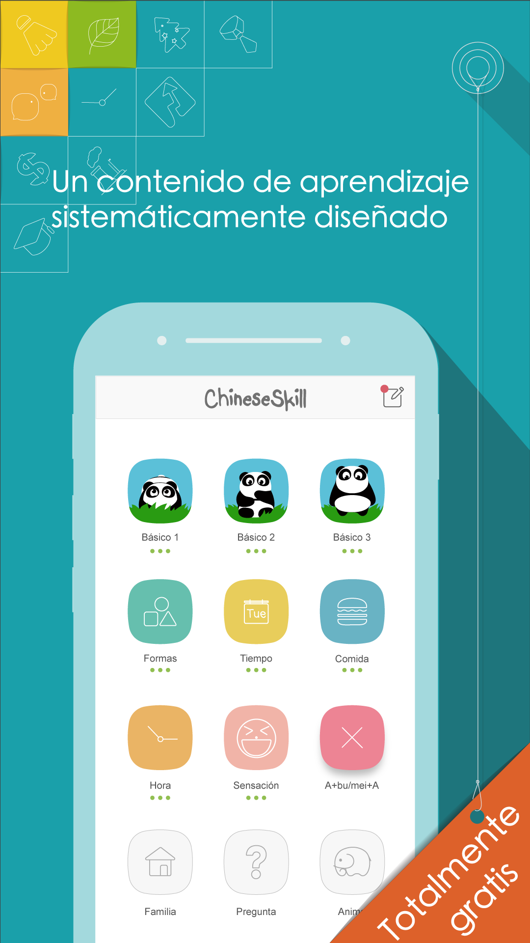 Android application Learn Chinese - ChineseSkill screenshort