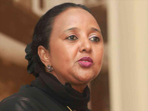 A file photo of Foreign Affairs Cabinet Secretary Amina Mohamed. /ENOS TECHE