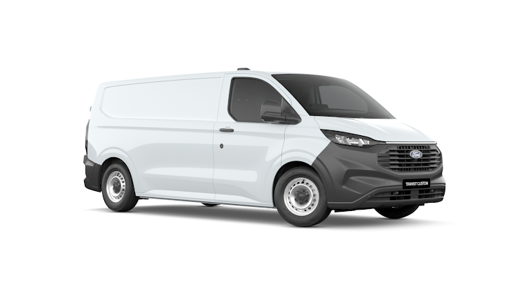 The Transit Custom van offers a total load volume of 5,800l with the standard roof height.