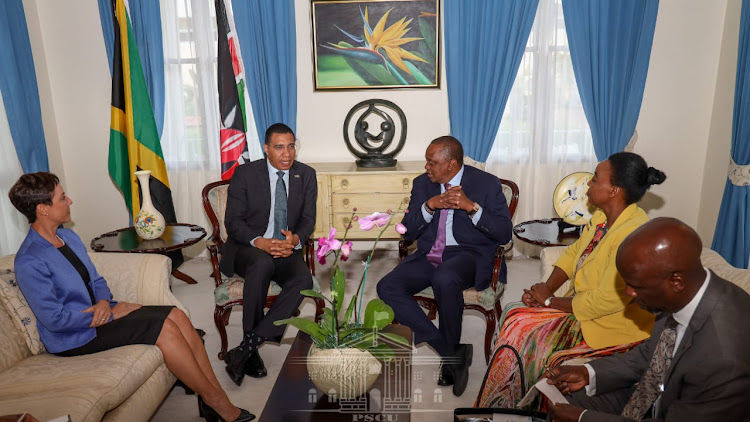The two leaders also noted that there was need to strengthen cooperation between Kenya and Jamaica in the blue economy which they said holds tremendous potential for wealth and job creation .