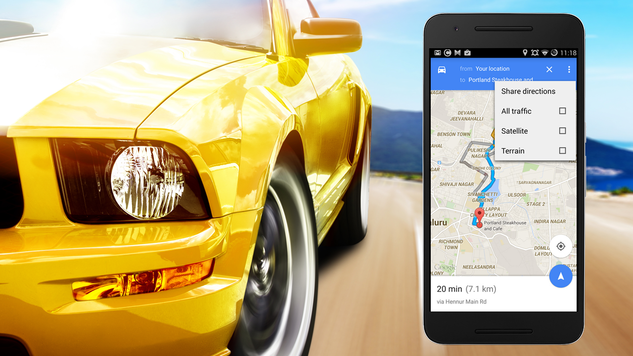 GPS Navigation & Drive With Voice Navigation — приложение на Android