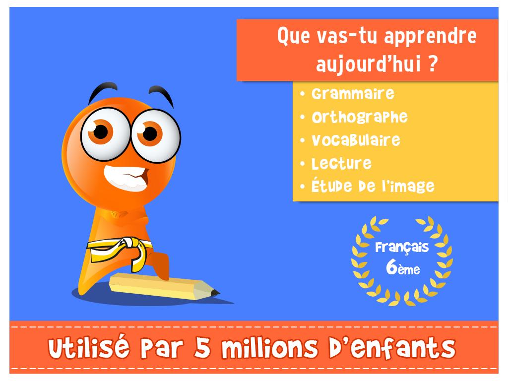 Android application iTooch Français 6ème screenshort