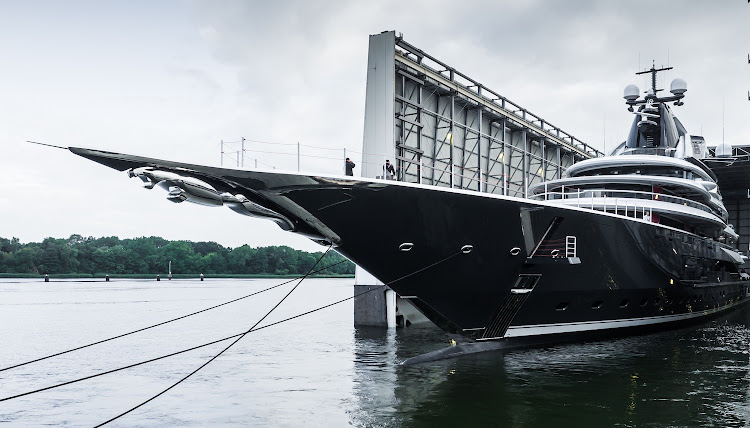 The owner is upgrading to the Jag from Kismet, his existing 96 metre superyacht from which he might transfer the name. We aren’t sure what will happen to that massive leaping Jaguar mascot though.