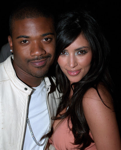 Ray J and ex-girlfriend Kim Kardashian.