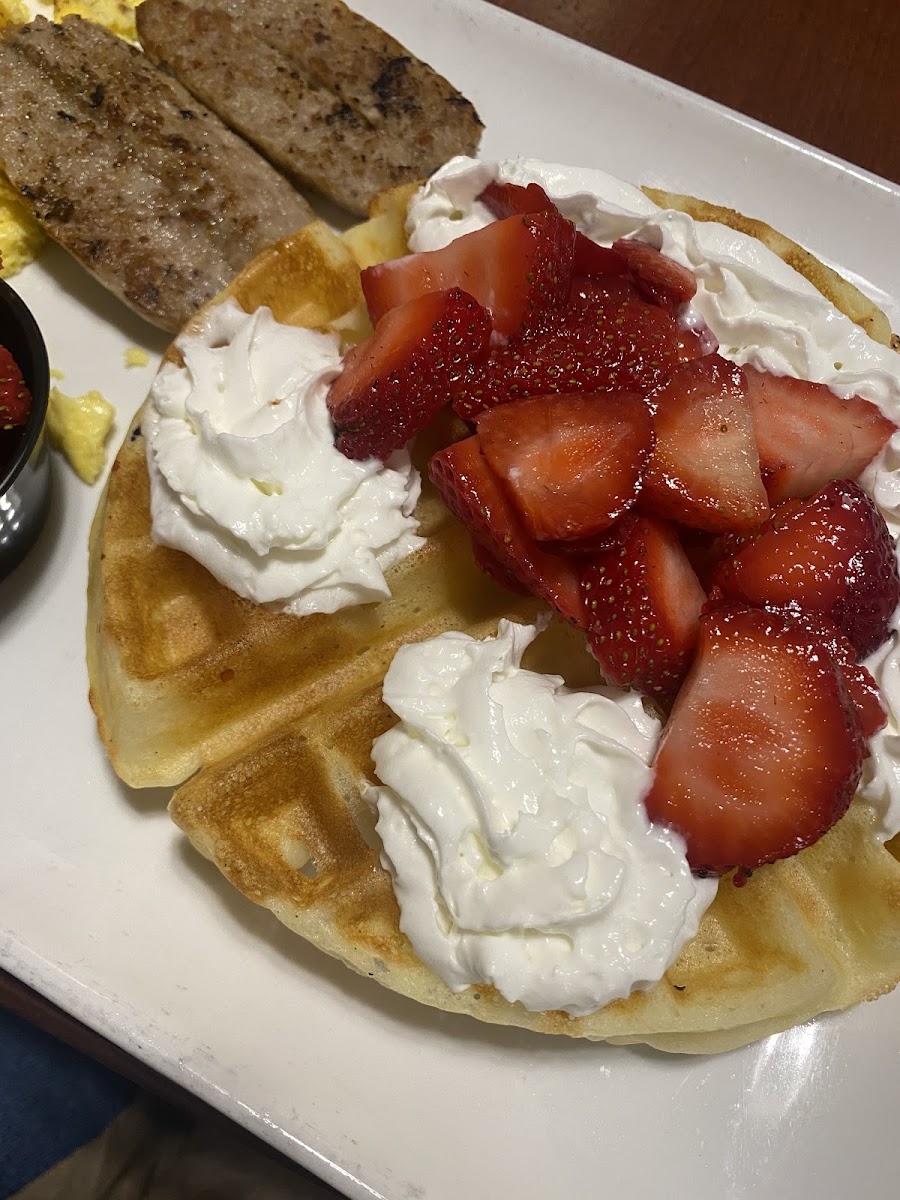 Gluten-Free Waffles at The Delectable Egg