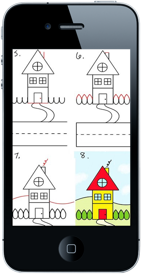 Как нарисовать дом — приложение на Android