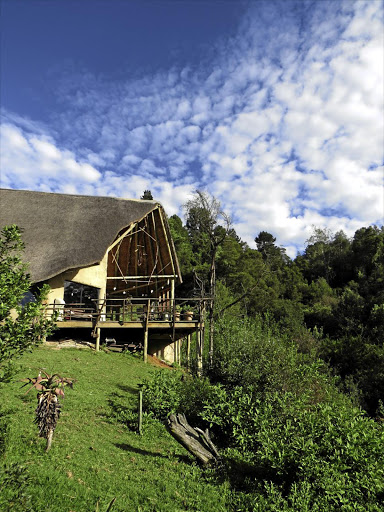 The eco-loge at Terra-Khaya in Hogsback, Eastern Cape.