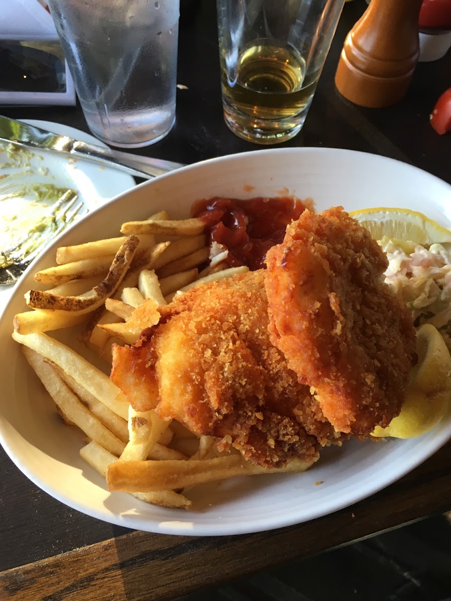 Gluten-free fish and chips!