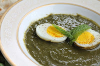 Egg in Green Curry