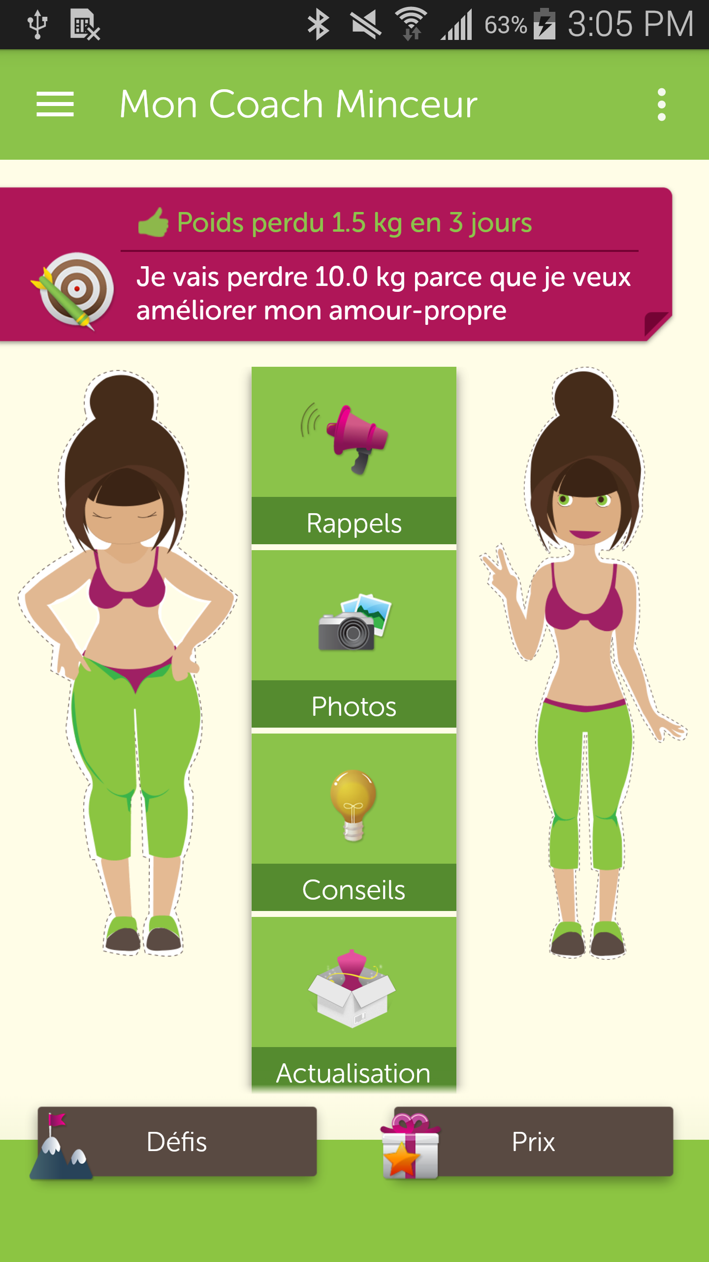 Android application My Diet Coach - Weight Loss screenshort