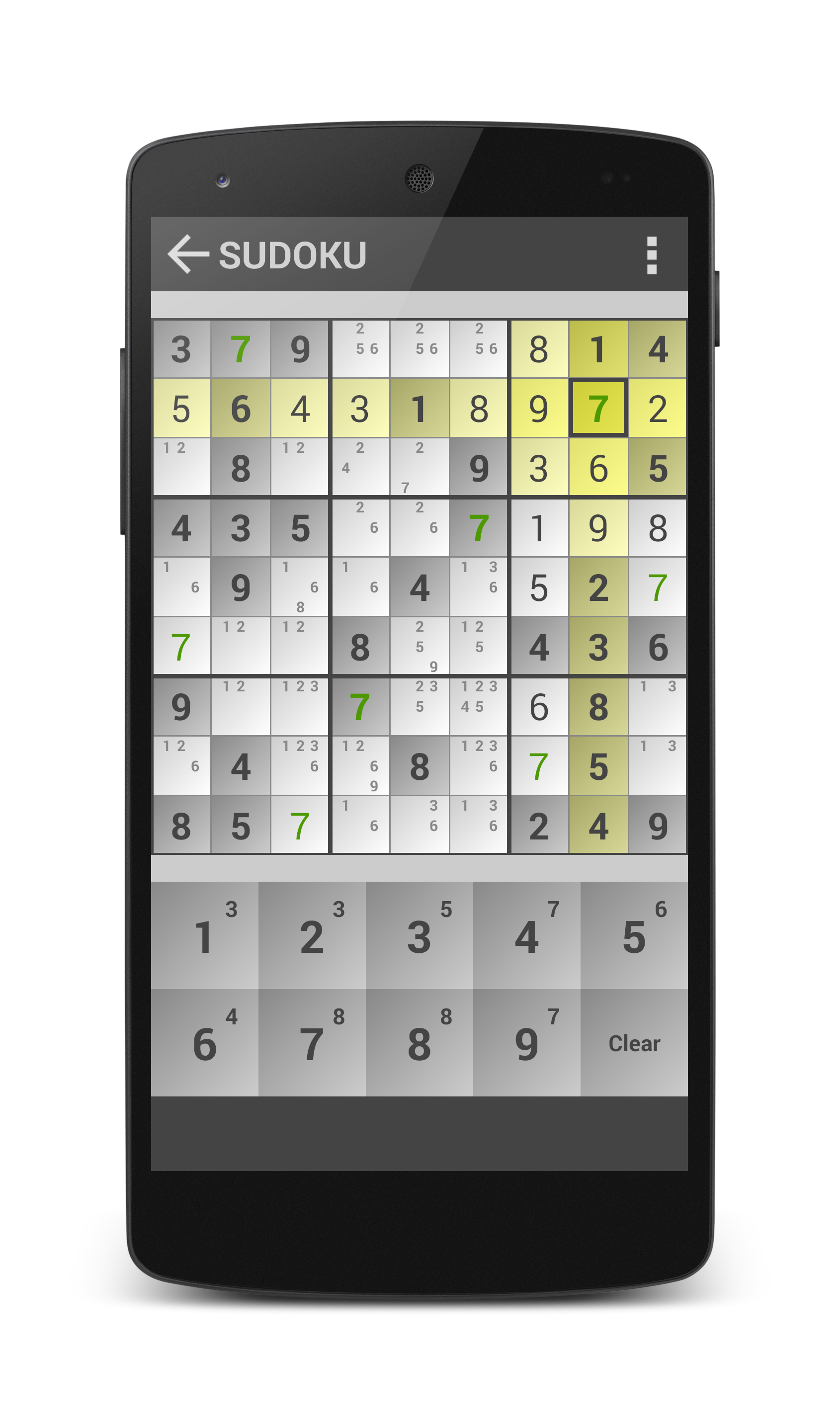 Android application Sudoku Plus screenshort