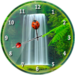 Waterfall Analog Clock Apk