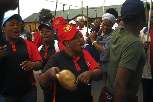 NUM-affiliated miners at Sibanye Stillwaters have ended the strike but two of their members have died in the violence. /Kabelo Mokoena