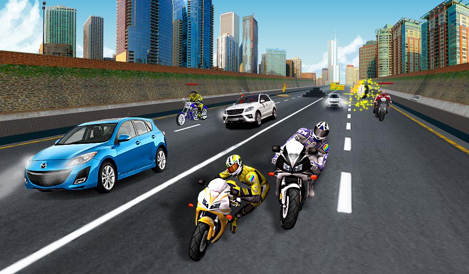 Android application Bike Attack Race: Stunt Rider screenshort