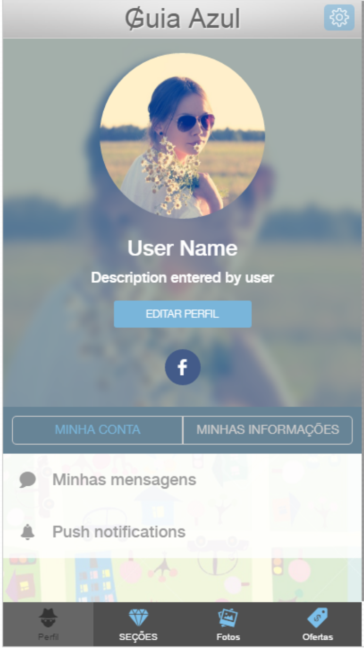 Android application Pedra Azul screenshort