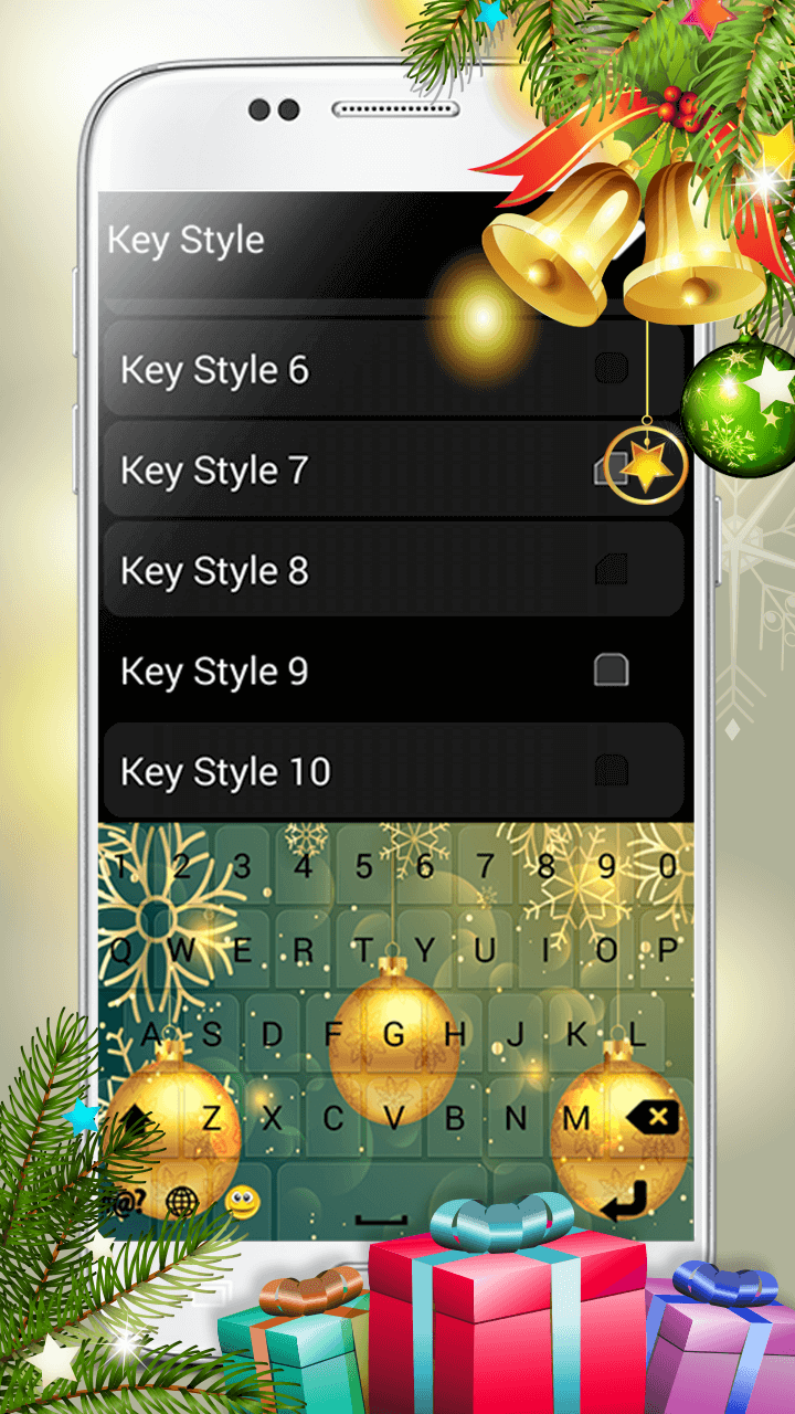 Android application Happy New Year Keyboard screenshort