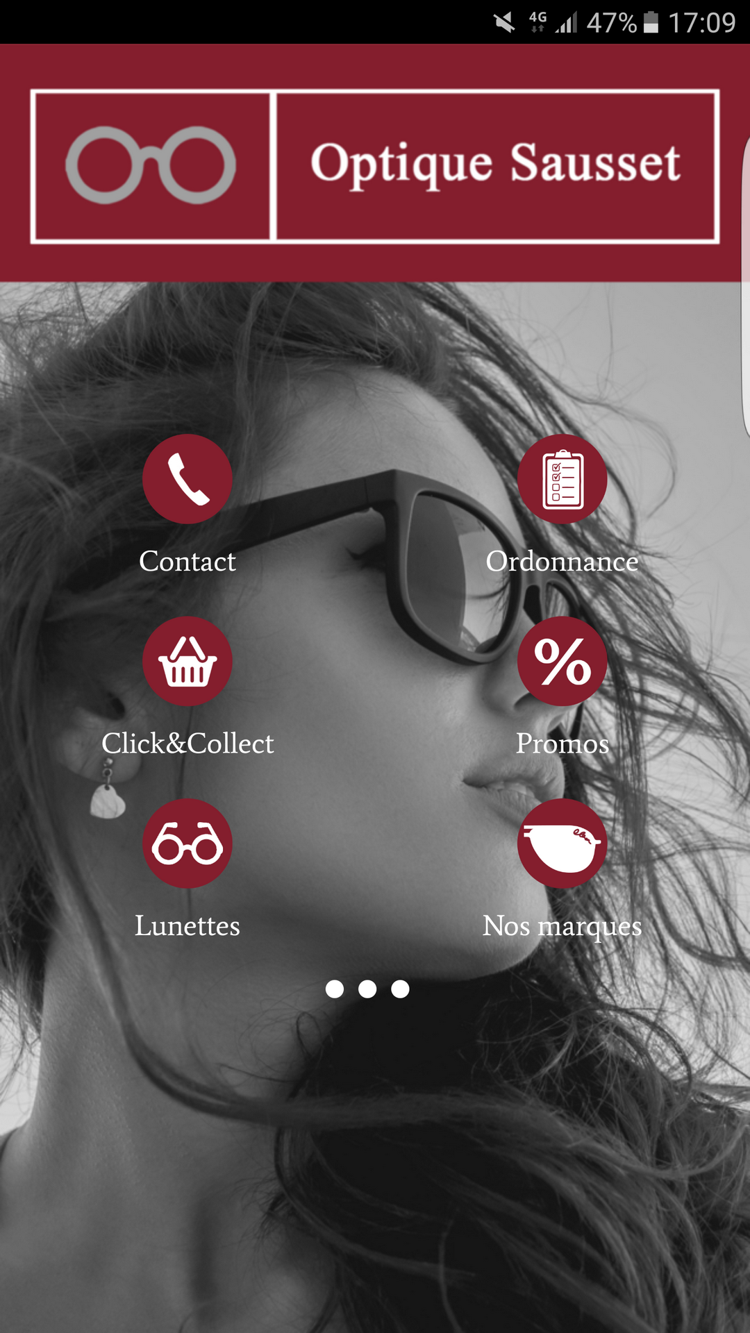 Android application Optique Sausset-les-Pins screenshort
