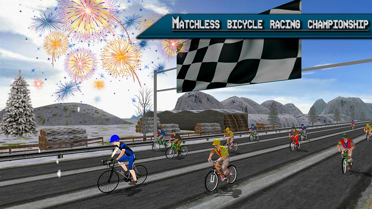 Android application Extreme Bicycle racing 2017 screenshort