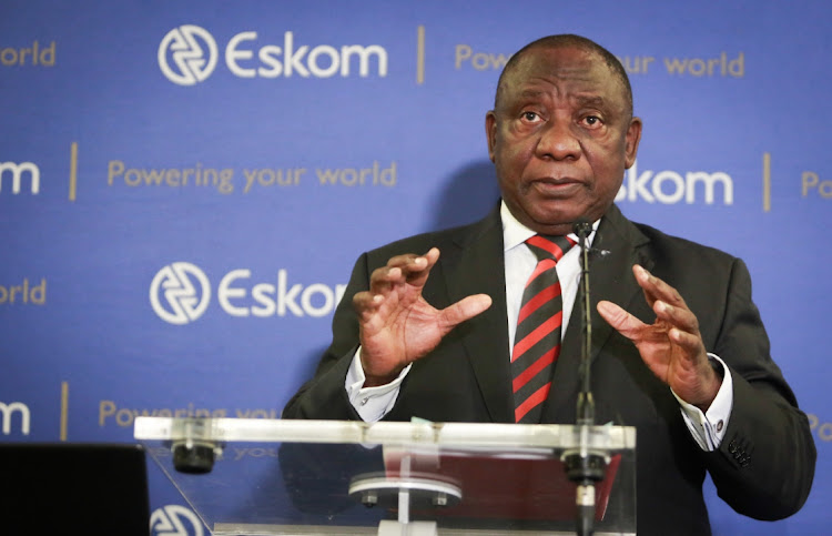 The energy landscape is being transformed, the problems at Eskom are steadily being addressed and substantial new energy generation capacity is being built, says President Cyril Ramaphosa. File photo.