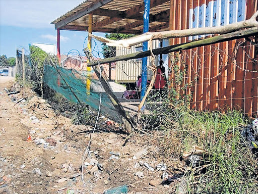 HEALTH RISK: Sewage runs from the day care centre’s Picture: SUPPLIED