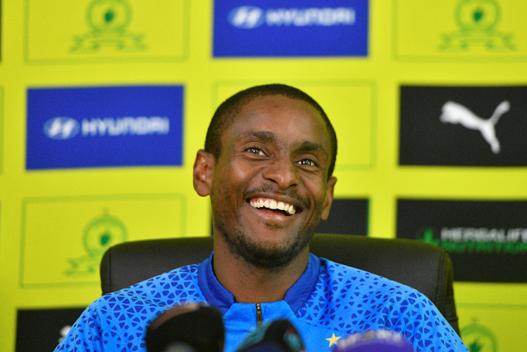 Sundowns coach Rulani Rulani Mokwena during a media day at Chloorkop on February 15 2024.