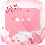 Love Pink Theme-Messaging 7 Apk