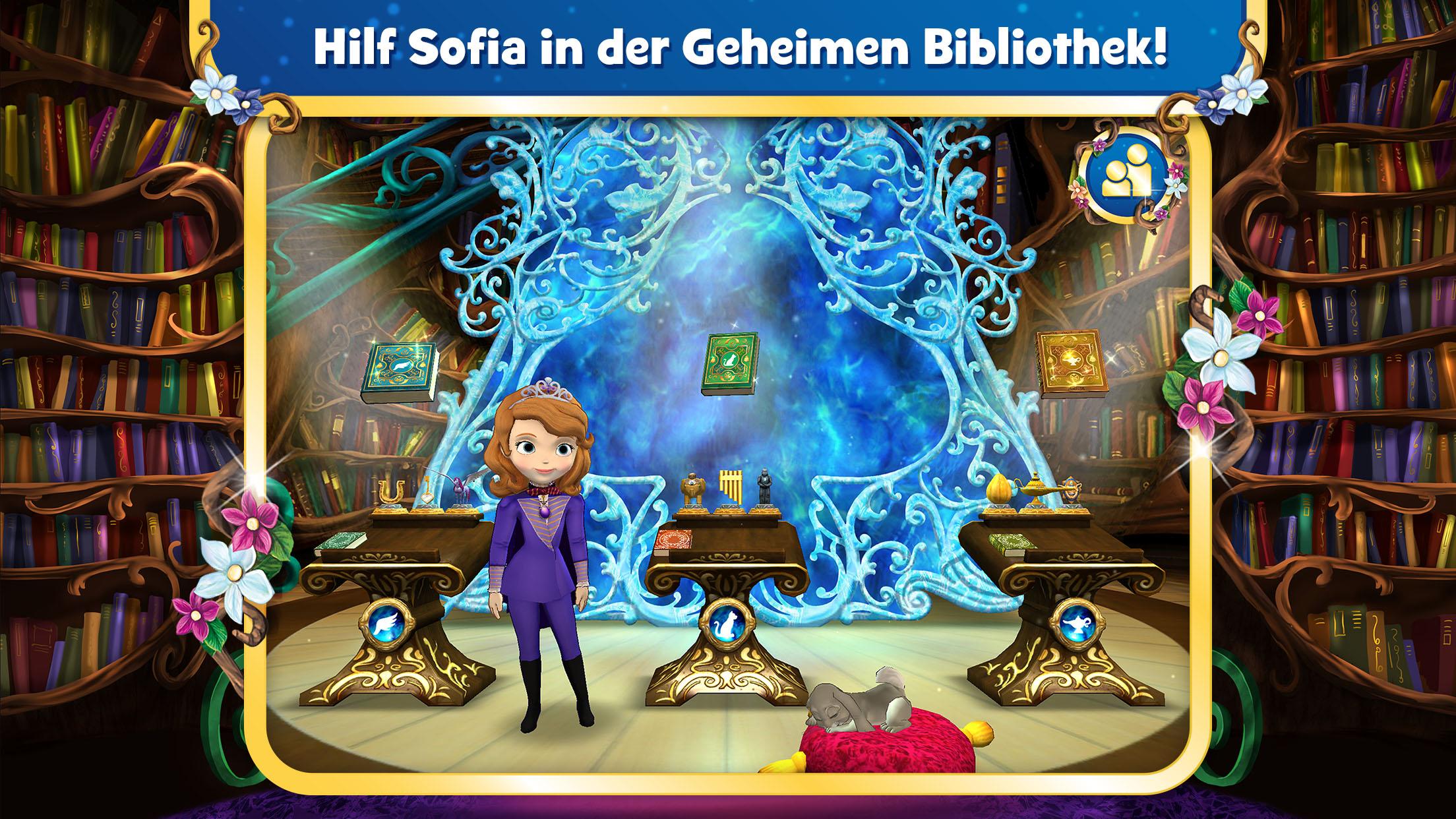 Android application Sofia the First Secret Library screenshort