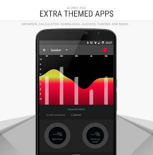   Atomic Red - CM12 CM13 Theme- screenshot thumbnail   