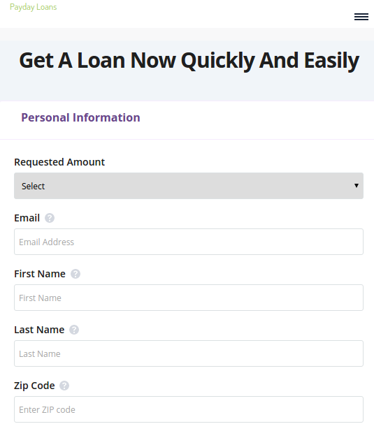 Android application Paydaycash Loans Online screenshort