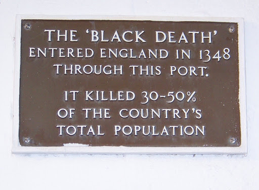 THE 'BLACK DEATH' ENTERED ENGLAND IN 1348 THROUGH THIS PORT. IT KILLED 30 - 50 % OF THE COUNTRY'S TOTAL POPULATION Submitted by @Raymodraco.