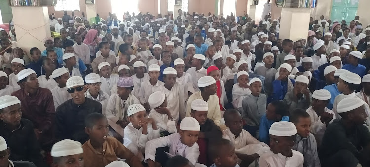 Some of the participants of the Garissa County Quran competition