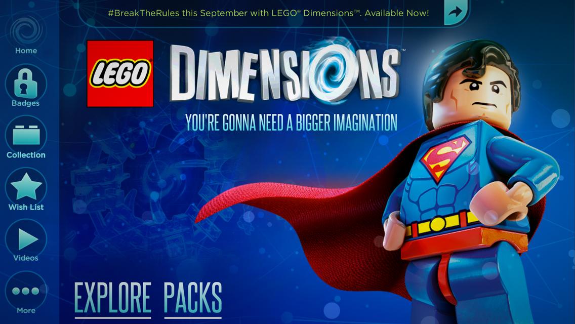 Android application LEGO® Dimensions™ screenshort